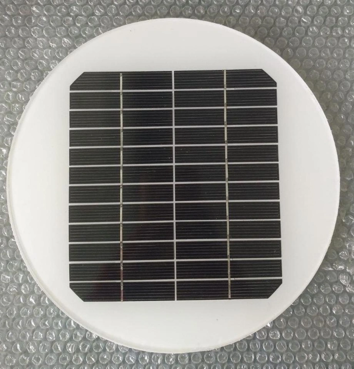 Small Mini Round Shape Black Colour 20W 18V Mono DIY Solar Panels for Solar Light