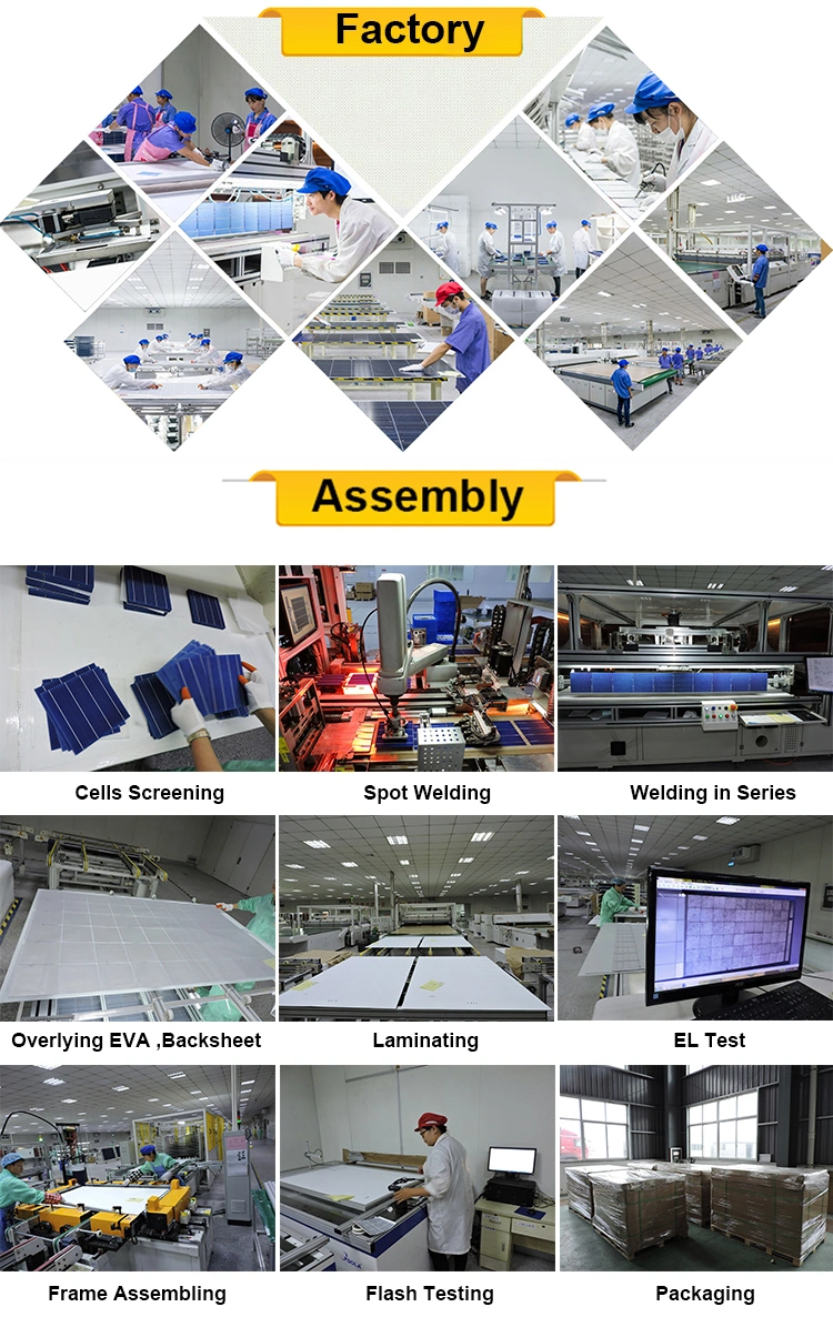 Yangtze Solar 60cells 280W 300W 320W RV Solar Panel for Home Complete Kit