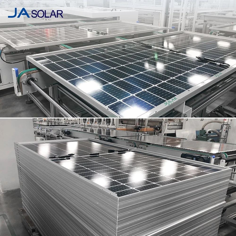 Ja Solar 440W 450W 460W Bifacial Mono Perc Half Cell High Power Industrial Solar Panel