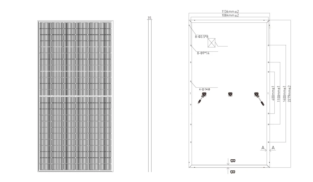 China Factory N Type Topcon 550 570W 590W 600W Solar Panel