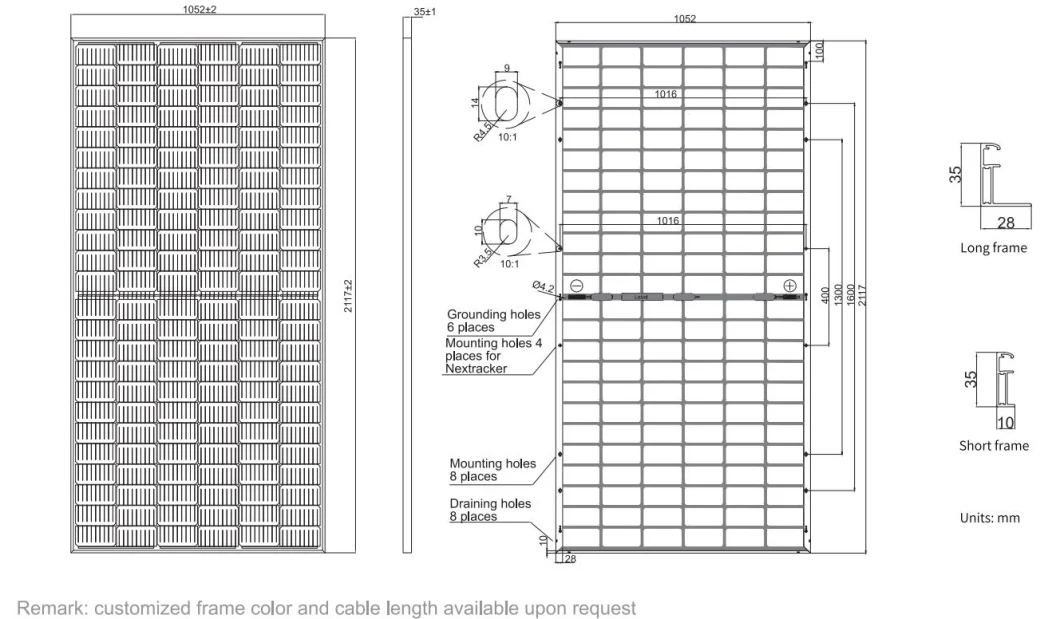 Ja Solar 440W 450W 460W Bifacial Mono Perc Half Cell High Power Industrial Solar Panel