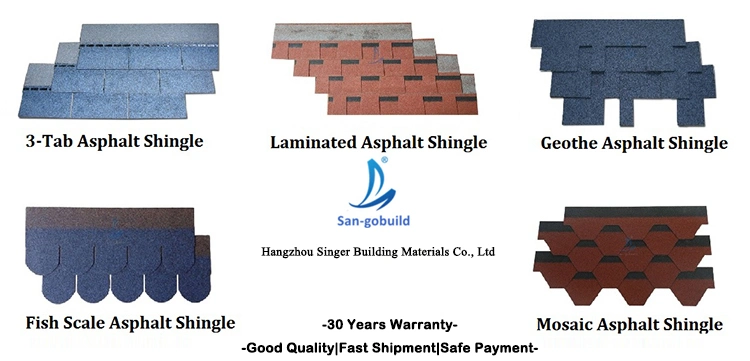 Prefab House Building Materials Roof Tile Price Asphalt Roofing Solar Shingle