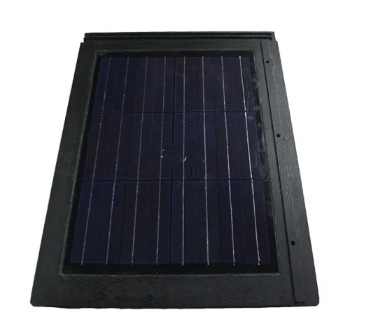 Best Efficient Monocrystal Roof Solar Panel Tile Solar Tile Roof for Home Product Solar Shingle Roof Tiles Photovoltaic