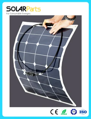 Solarparts 100W 17.1V Semi-flexible Solar Panel from China Factory